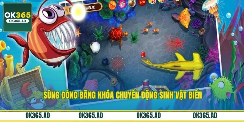 Súng đóng băng khóa chuyển động sinh vật biển Súng đóng băng khóa chuyển động sinh vật biển